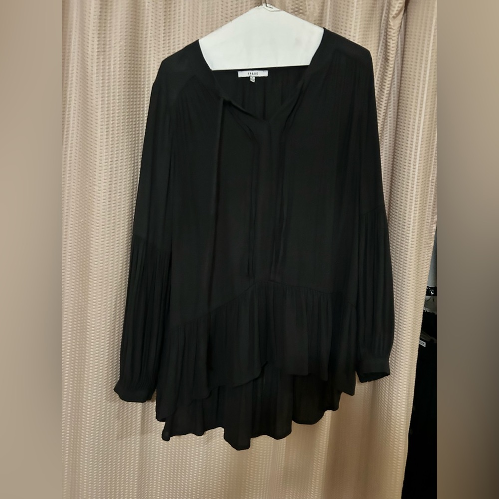 Black flowy blouse